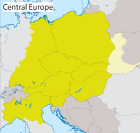 cartina programma Central Europe