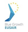 logo crescita blu
