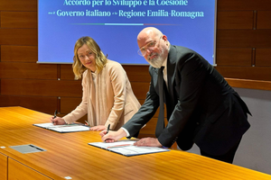 Fondi sviluppo e coesione: Meloni e Bonaccini firmano il nuovo Accordo